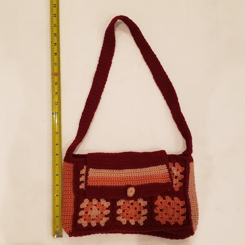 Knitted Cross Body or Shoulder Bag - Picture 4 of 7